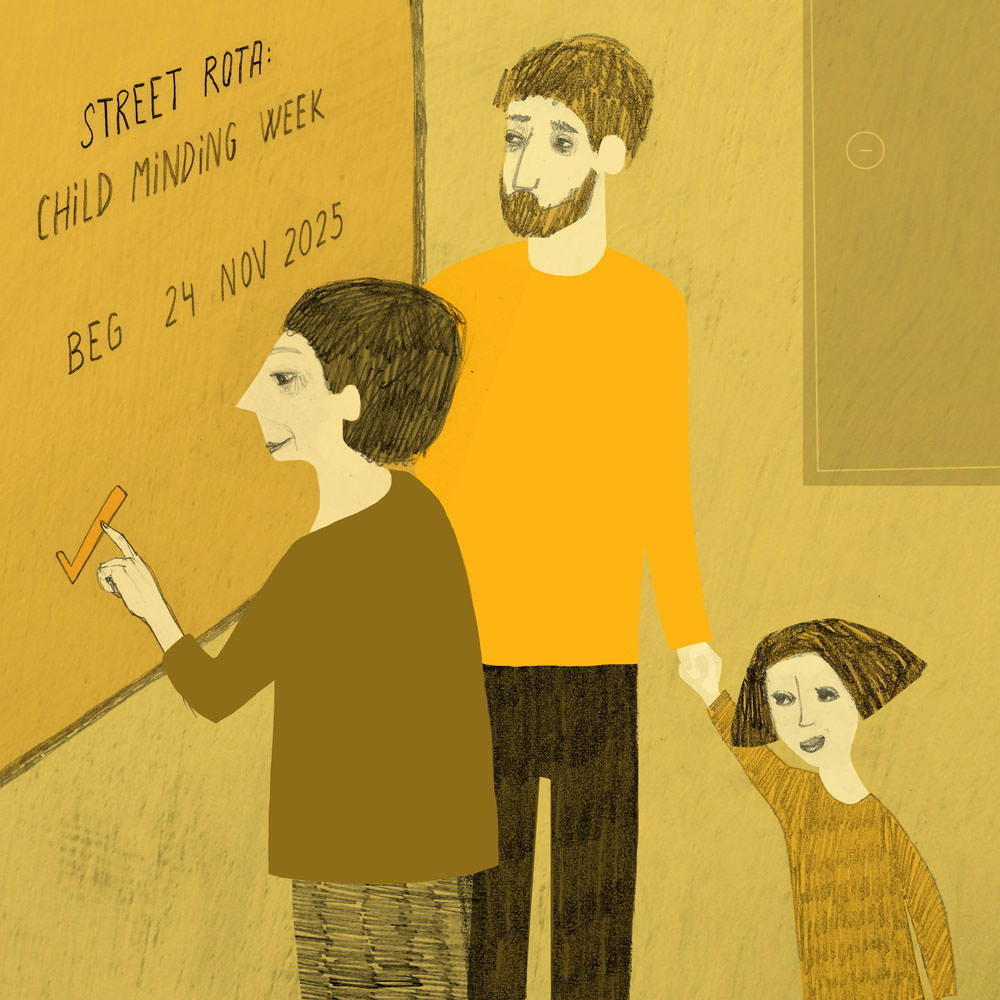 Ann at work, community-owned Edinburgh Family House