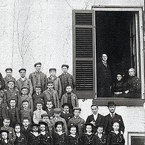 Outside Fairknowe, the receiving home in Brockville, Ontario