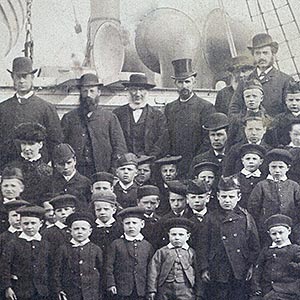 Party of boys 1885