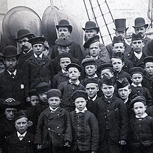 On board SS Norwegian of the Allan Line