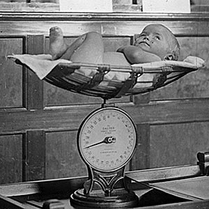 Weigh in at the baby home