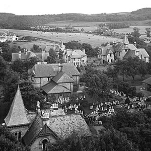 View from Church Tower, Looking South