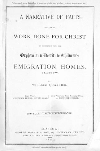 Narrative of Facts 1872