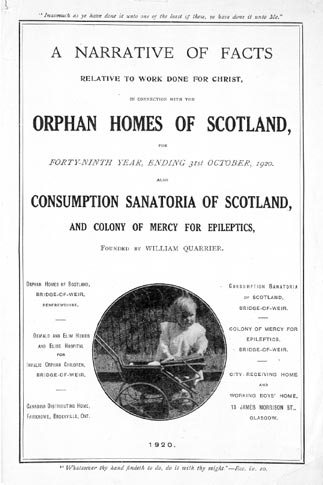 Narrative of Facts 1920