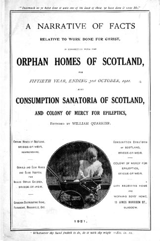 Narrative of Facts 1921
